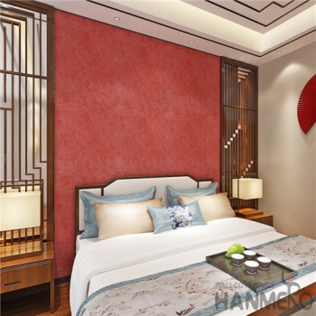 歐式現(xiàn)代風(fēng)格PVC淺壓紋棕色墻紙